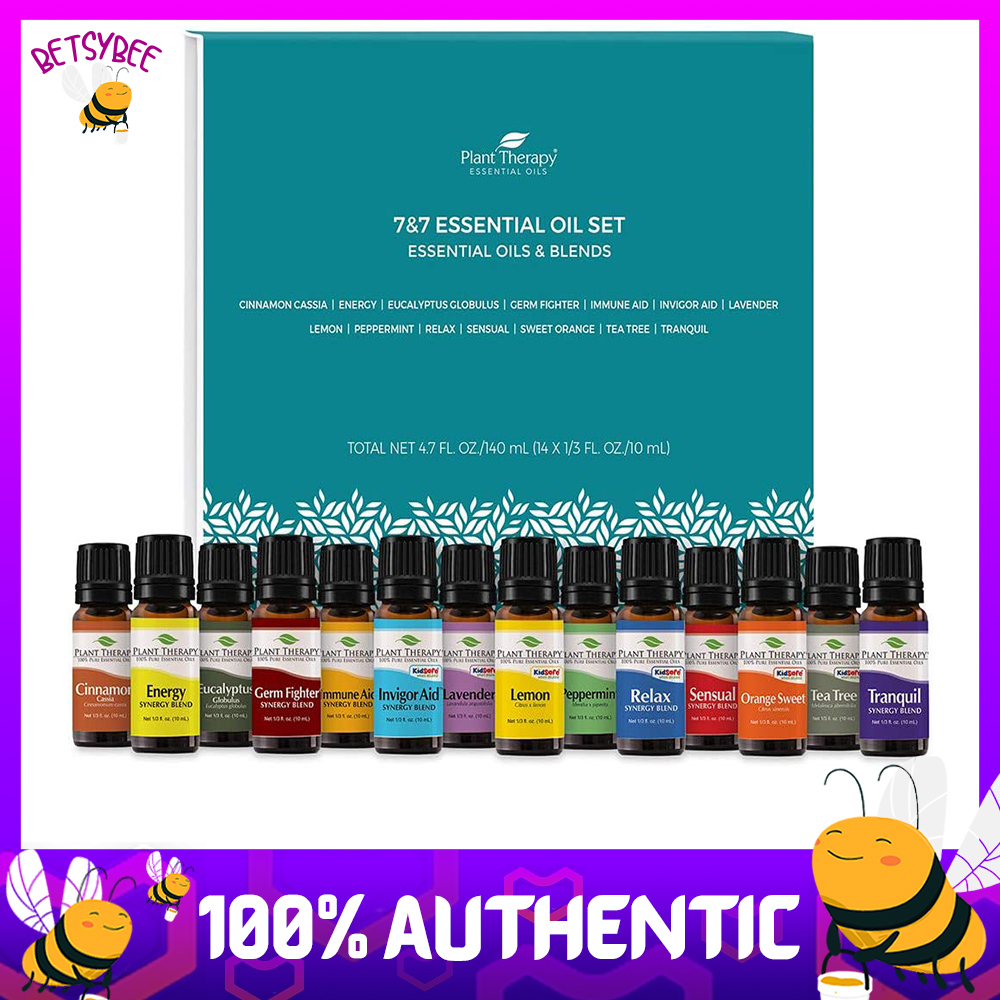 Plant Therapy 14 Essential Oil Set (7 Synergies and 7 Singles)