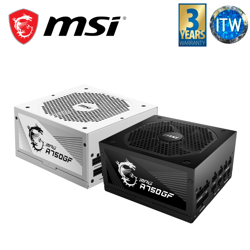 MSI MPG A750GF WHITE 750W 電源 80PLUS GOLD MSI、80 PLUS GOLD認証を