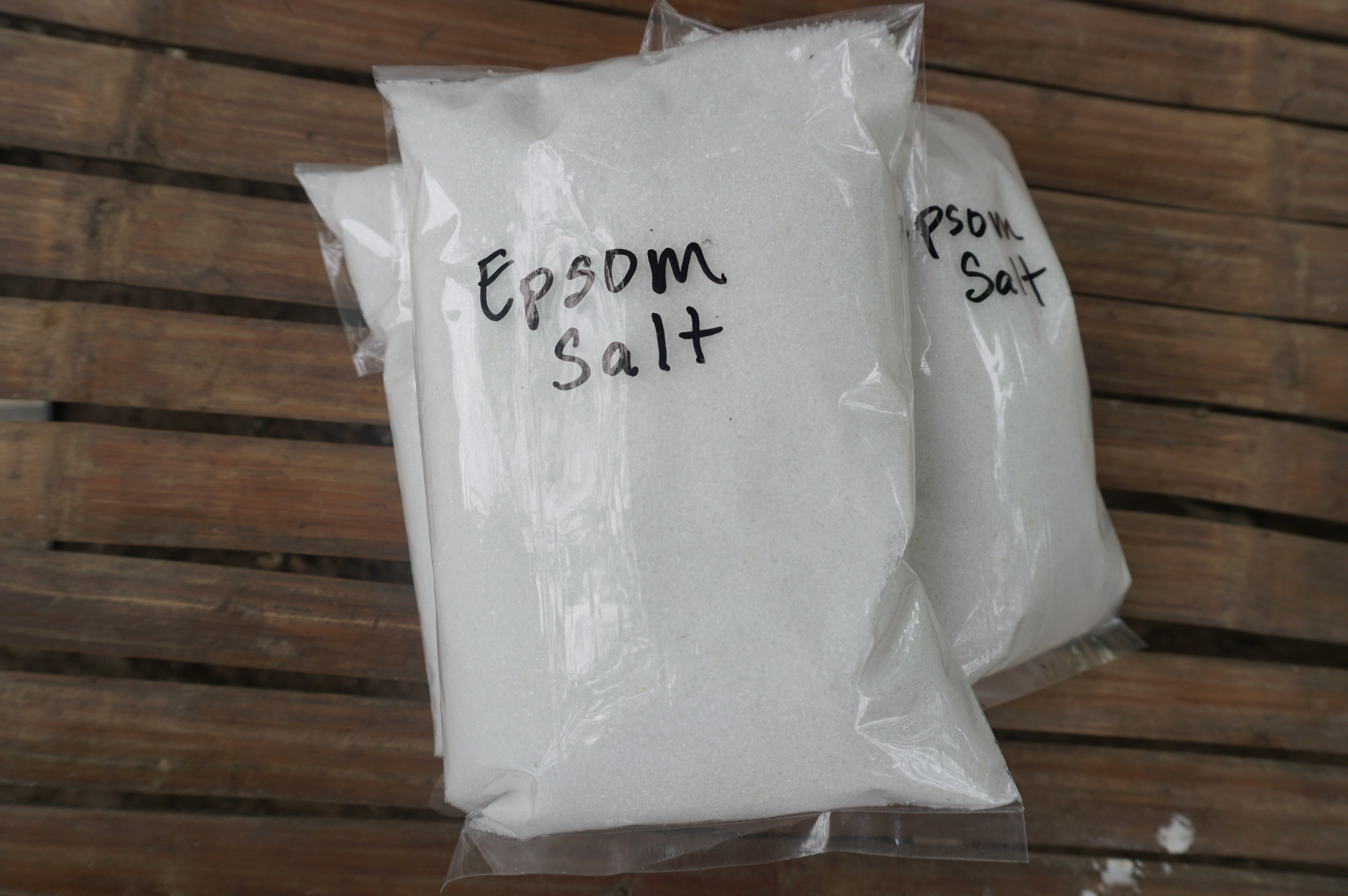 Epsom Salt, SNAP Hydroponics Solution, Plus amazing foliar and side ...