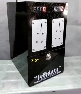 Pisonet dual with dual timer dual coinslot plug and play for two units new Business type (jeffdata legit)