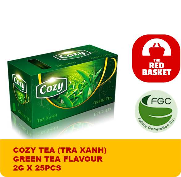 COZY TEA (TRA XANH) GREEN TEA FLAVOUR 2G X 25PCS Lazada PH