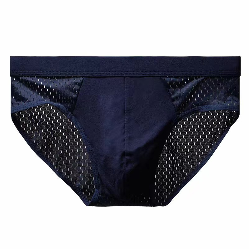 SHUNANCHI Men's Ice Silk Underwear Briefs Breathable underwear Bamboo ...