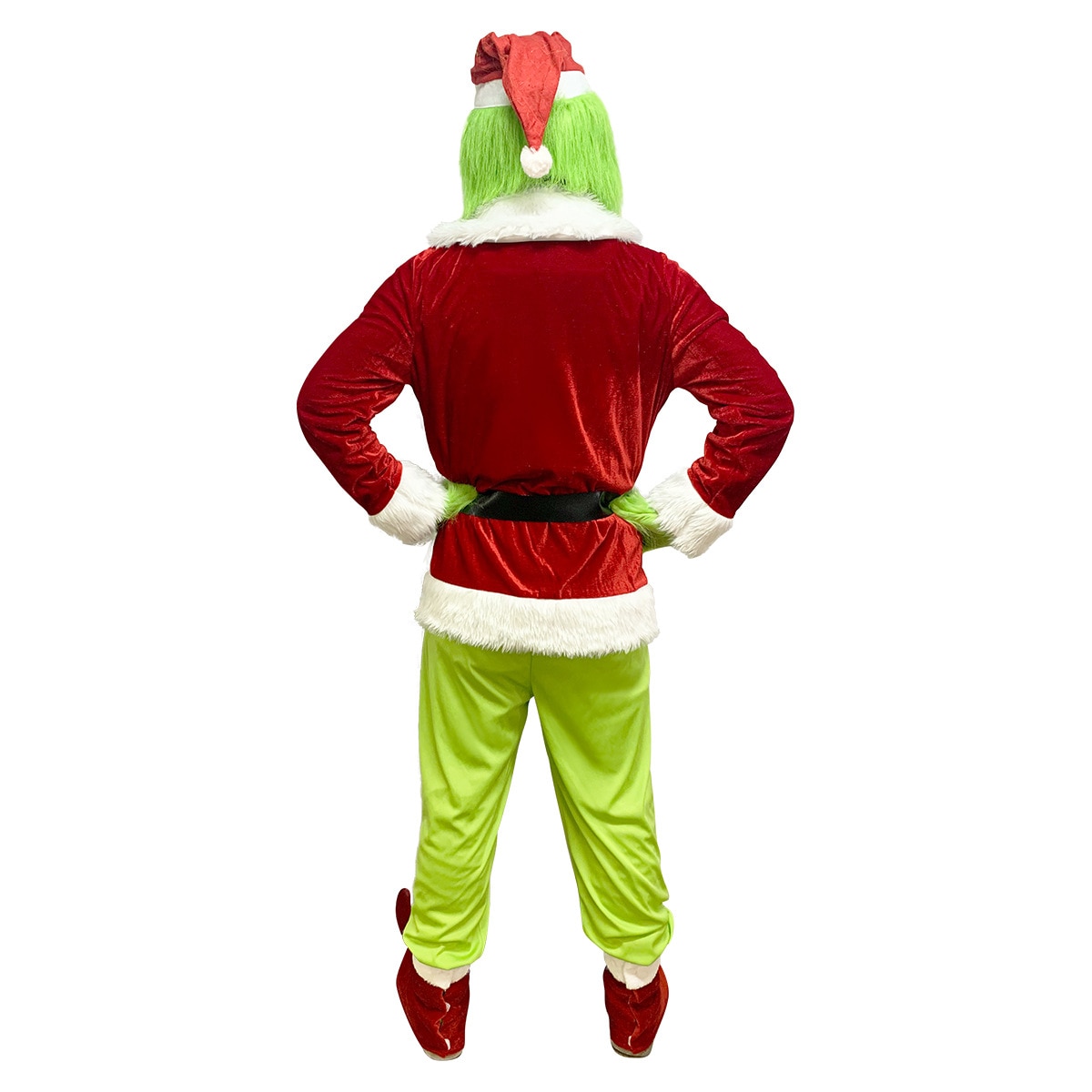Deluxe Men's Grinch Christmas Costume Adult Santa Claus Cosplay Suits New  Year Dress Up On Sale | Lazada PH