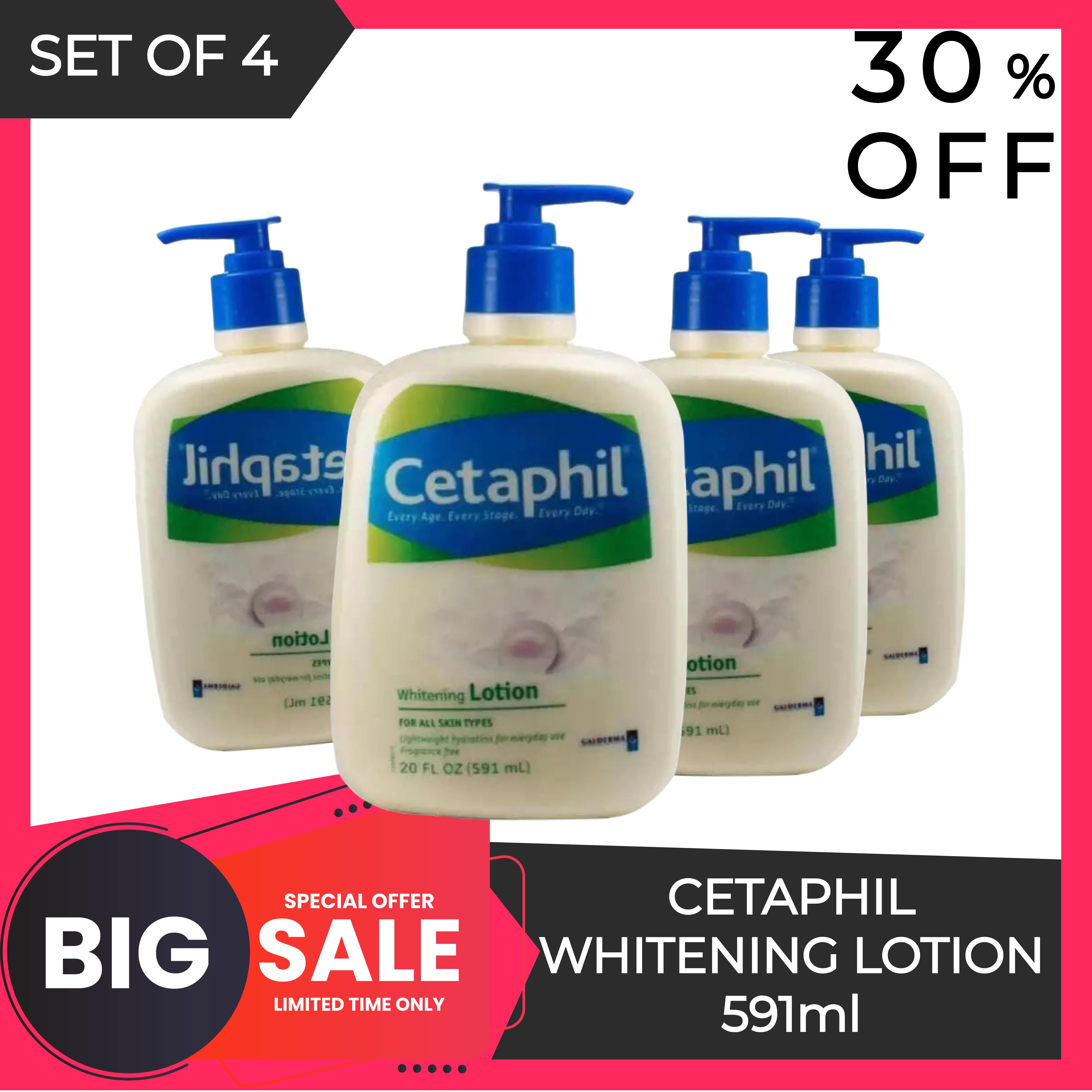 SET OF 4 Cetaphil Whitening Lotion (For All Skin Types) 591ML Lazada PH