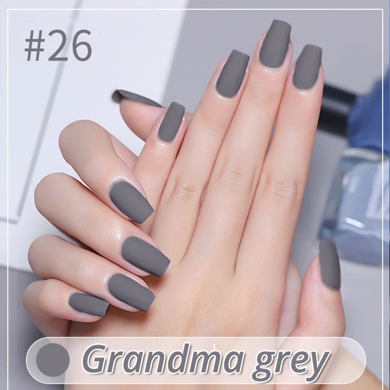 Grey Nails: The Latest Trend You Do Not Want To Miss | Grey matte nails, Gray  nails, Grey nail designs