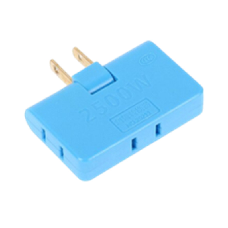 Foldable 3 in1 Converter 180 Degree rotation adapter 1 plug 3 socket