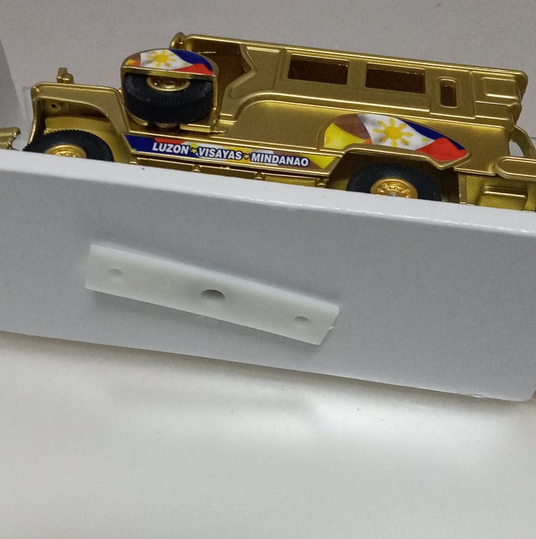 5 inch Miniature Philippine Jeepney Gold Edition Die-Cast Metal