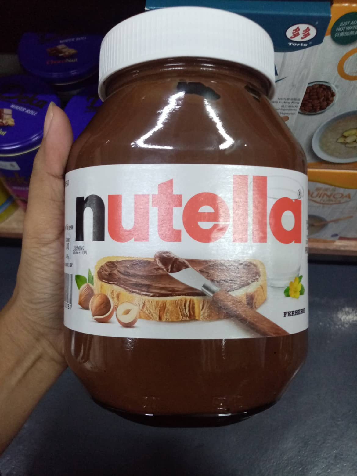 NUTELLA HAZELNUT SPREAD GLASS JAR 900g | Lazada PH