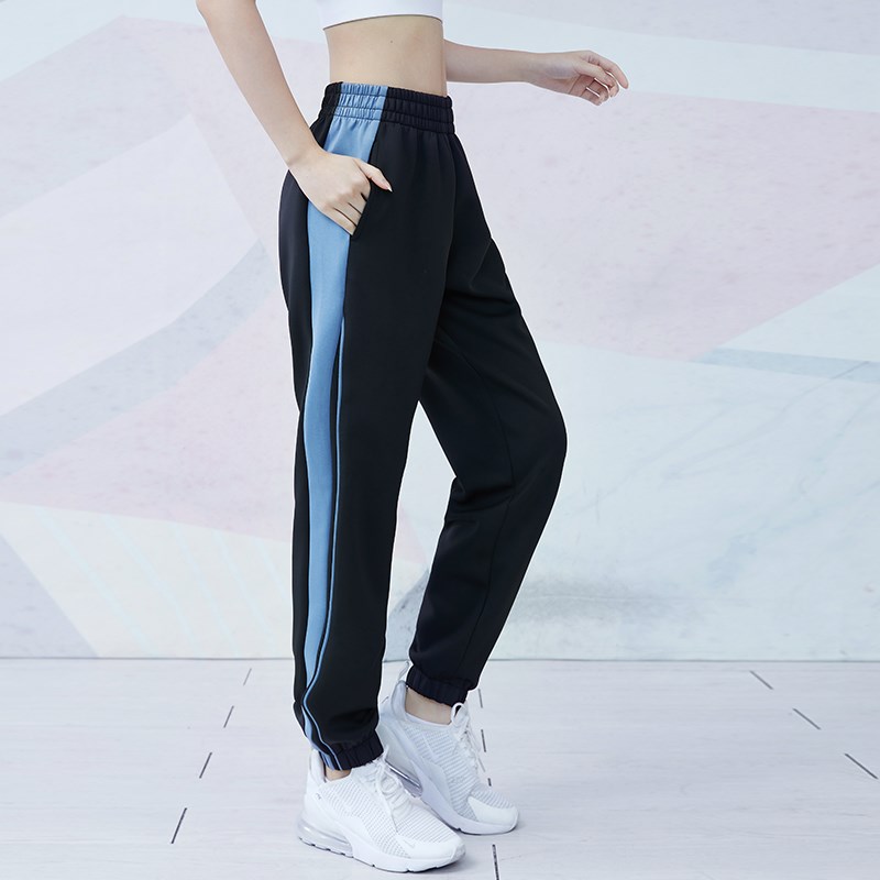 Vansydical Women Running Sweatpants Drawstring Track Pants Female Workout  Sport Joggers with Pockets Loose Yoga Trousers