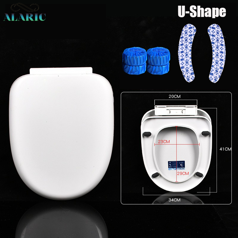 【Fast Shipping】ph SlowClose U/V/O Type Toilet Seat Lid Cover Set High