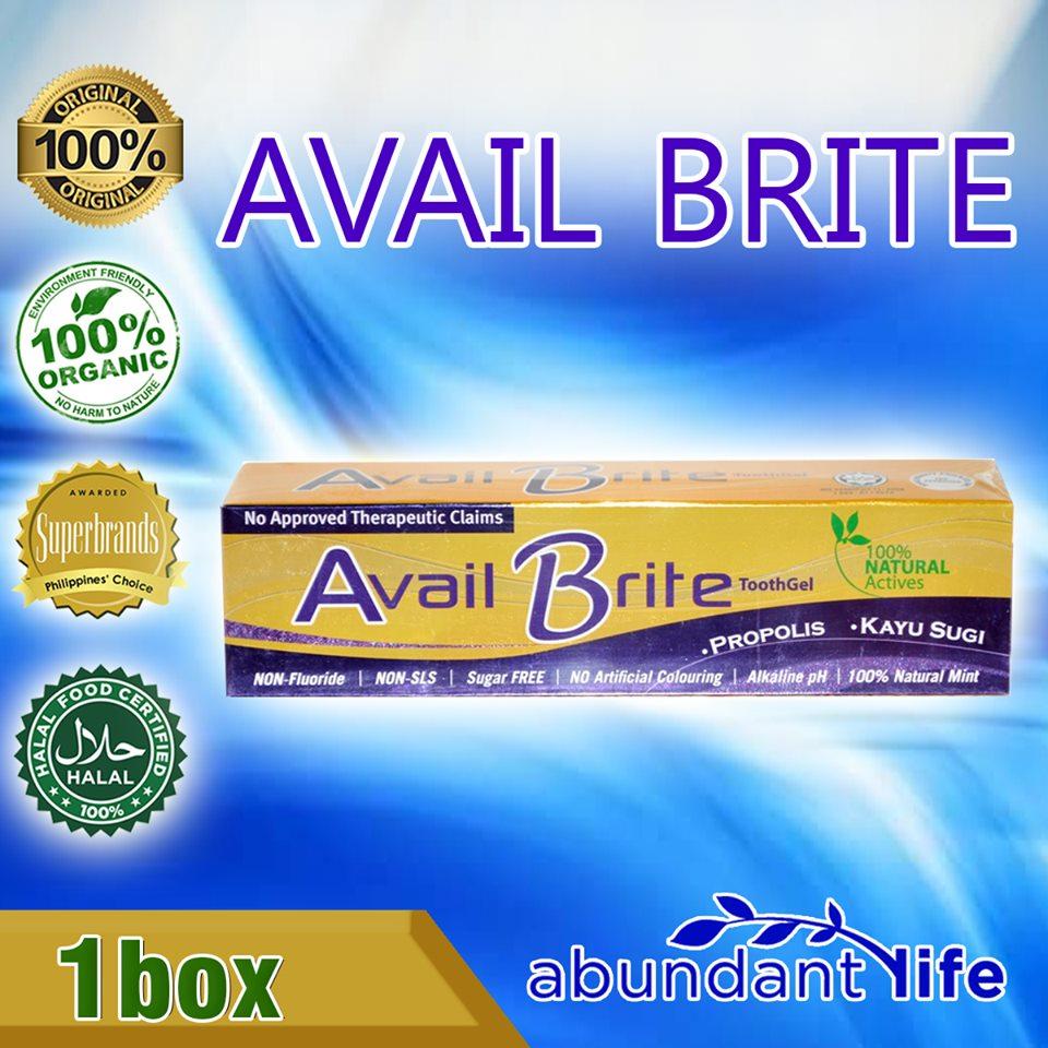 avail brite toothpaste