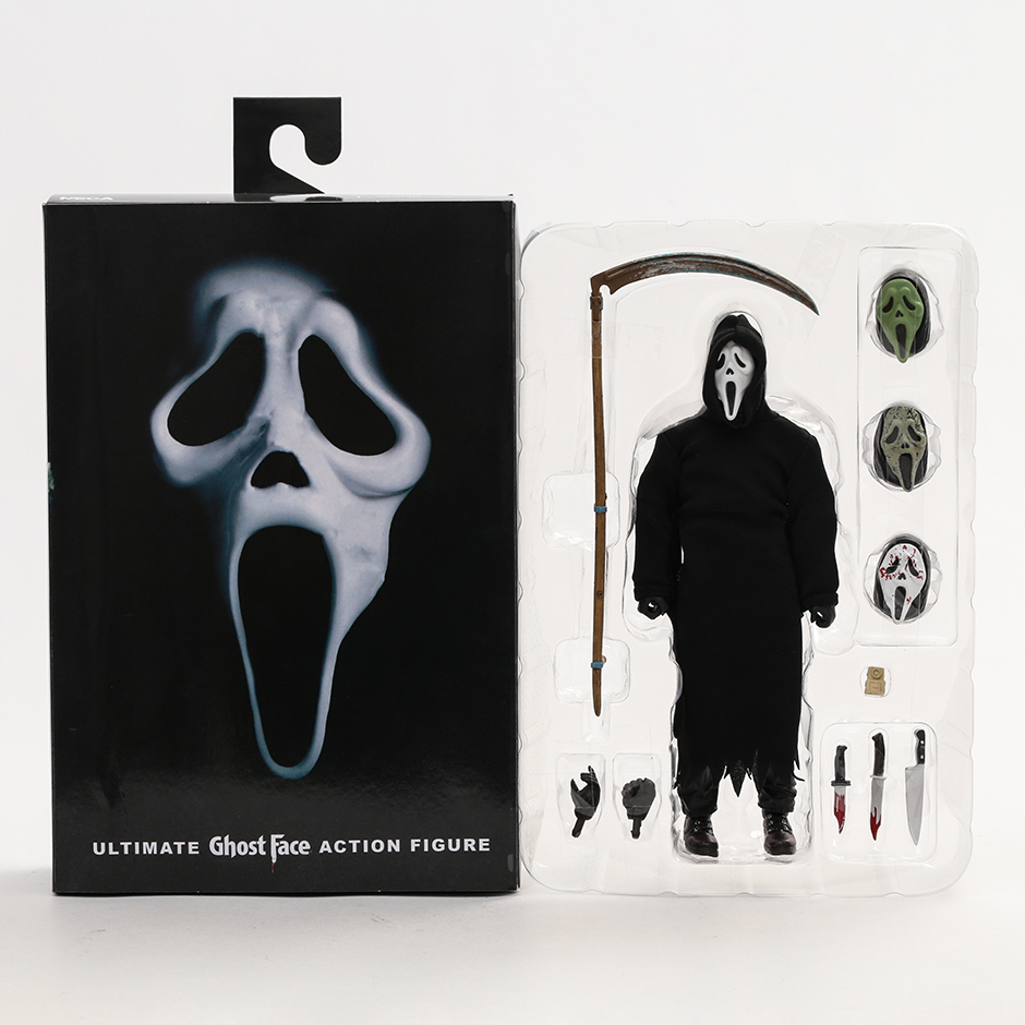 NECA Scream Ultimate Ghost Face 7 Inches Action Figure with Accessories ...