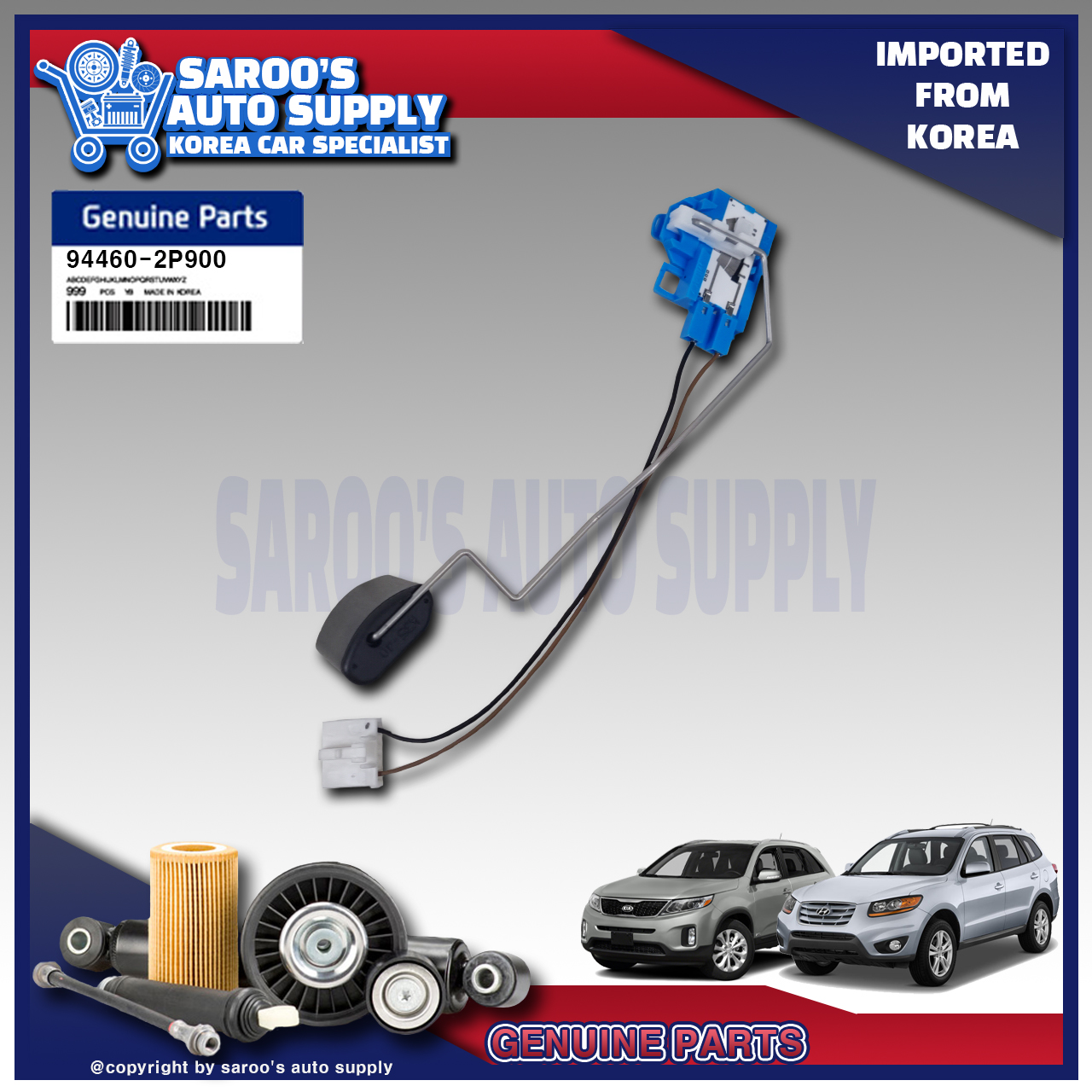 [Genuine] Fuel Pump Sender (sensor) For Santafe (1012) , Sorento (09
