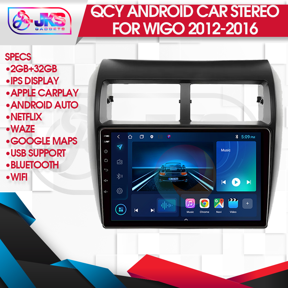 QCY Android Car Stereo With Apple Carplay and Android Auto for Toyota
