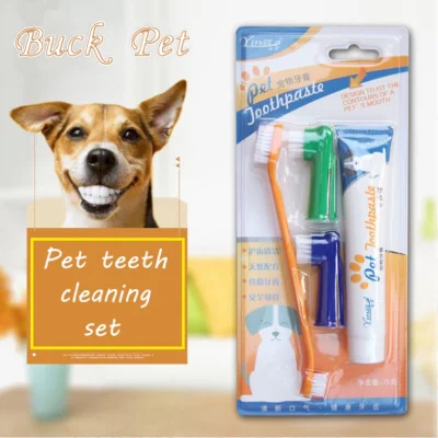 ♥BUCK PET♥ {COD}Pet Toothbrush Dog Cat Toothbrush Set Toothpaste Set Oral Cleaning Care Healthy Cat and Dog Toothbrush Pet Supplies dog toothpaste toothpaste for dogs dog toothbrush and toothpaste dog toothbrush dog toothpaste pet toothbrush set