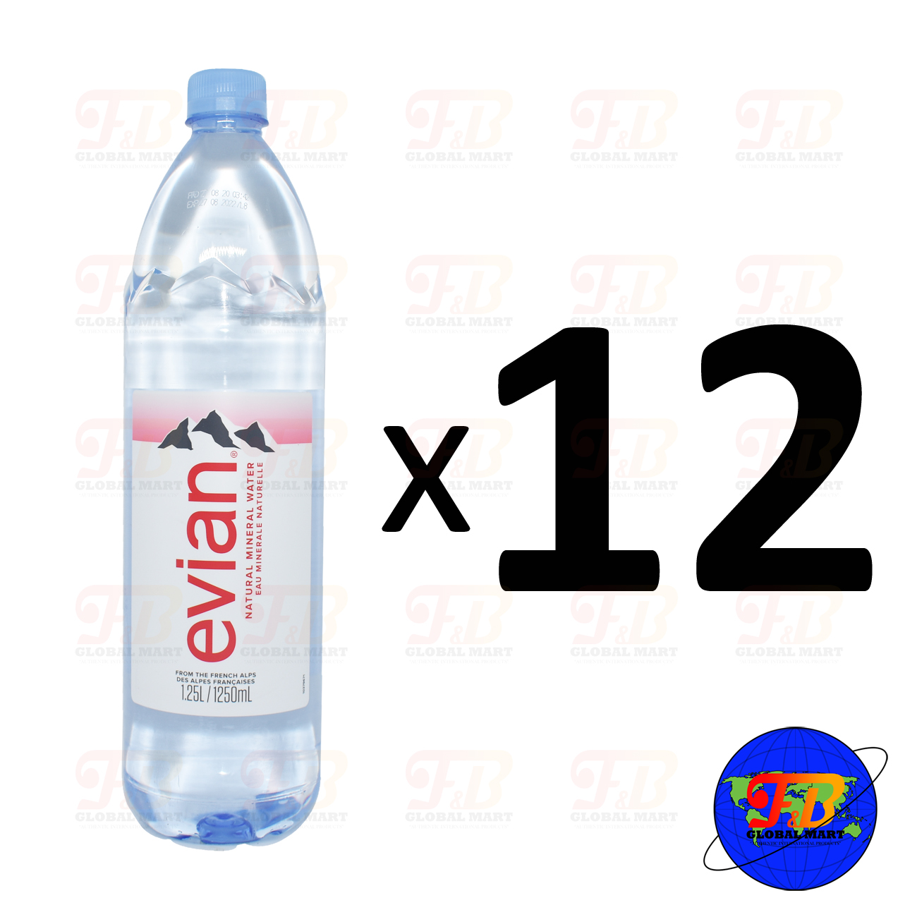 Evian Natural Mineral Water 1.5L x 12 Bottleinabox Lazada PH