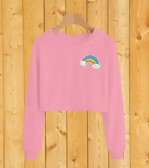 lazada crop top hoodie