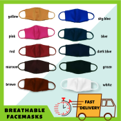 Washable Care Mask with Pocket for Additional Filter