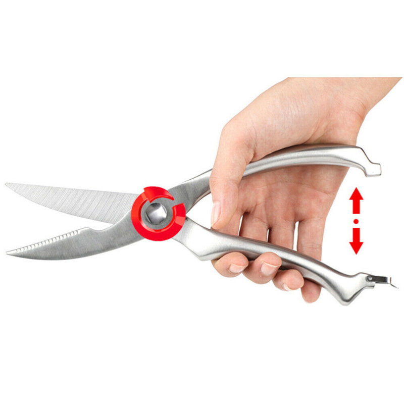 Chef Tool Chinese Kitchen Stainless Steel Scissors Shears, SB3030 