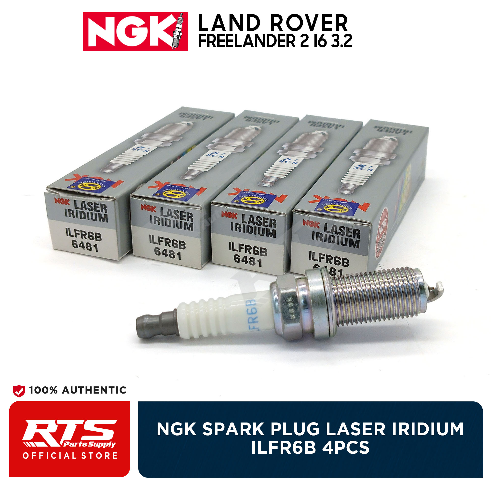 NGK Spark Plug Laser Iridium ILFR6B for Land Rover Freelander 2 i6