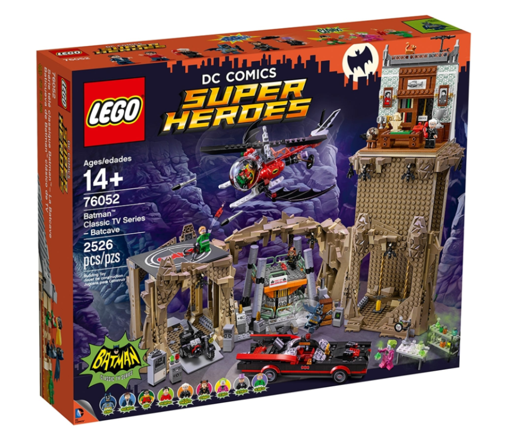 Lego 76052 batman™ classic tv series – batcave 2526pcs 14+ lego lắp ráp khổng lồ