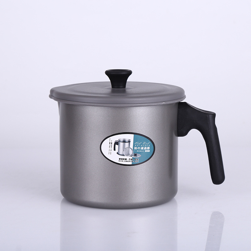 Kitchen Helper 1.4L Stainless Steel Oil Container with Strainer Tray