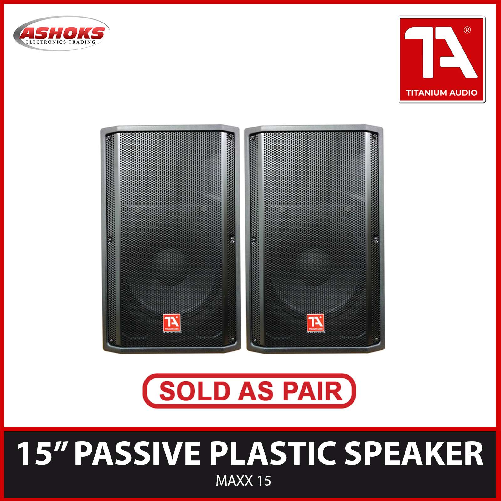 Titanium Audio MAXX15 Speaker / 15 Inch 