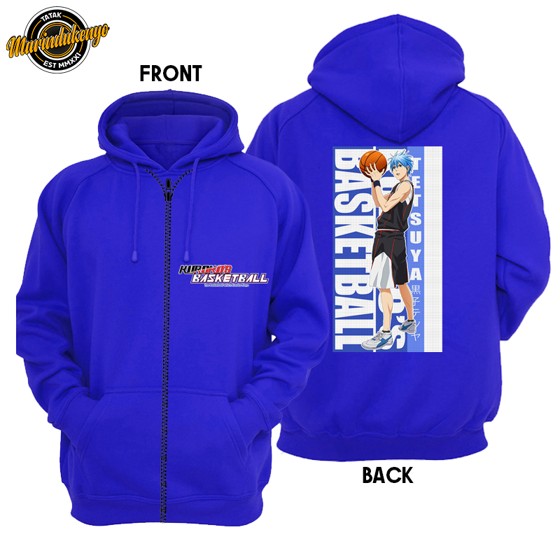 Kuroko's Basketball Kuroko Customized Hoddie Jacket w/ zipper with