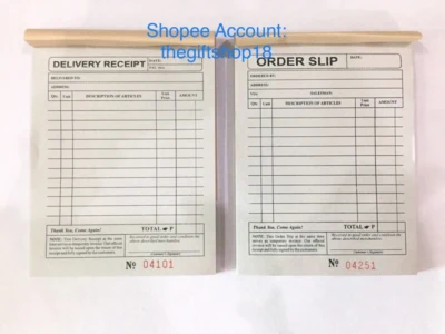 hot Delivery Receipt-Order Slip Duplicate and Triplicate