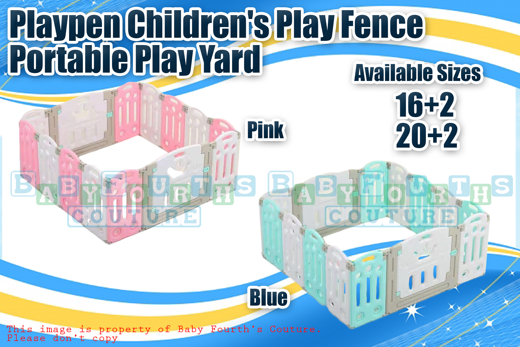 children's playpen fence