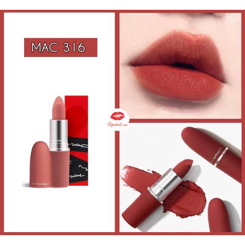 mac powder kiss 316 devoted to chili