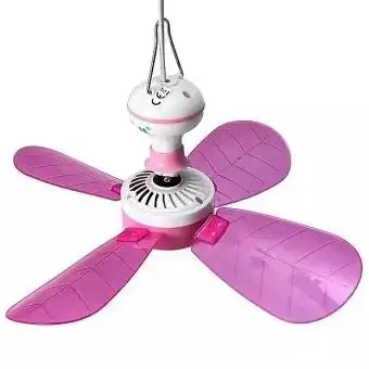 Portable Easy Hang 4 Blades Hanging Mini Ceiling Fan