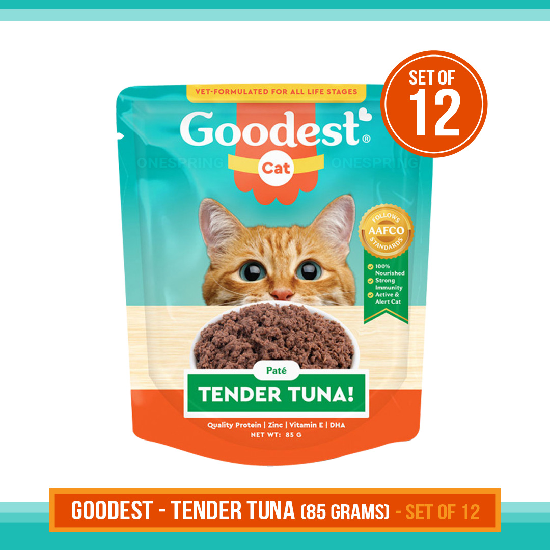 Goodest Cat TENDER TUNA (SET OF 12) Vetformulated wet cat food for all