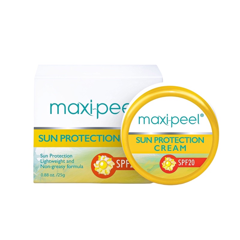 Maxi peel sun protection cream spf20 25g Lazada PH