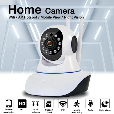 V380 Pro CCTV camera Q5 Smart HD 1080P P2P Night Vision IP Camera Wireless security with 2 antenna Baby Monitor Wireless WIFI Network Security Two-Way Audio CCTV camera connect to cellphone