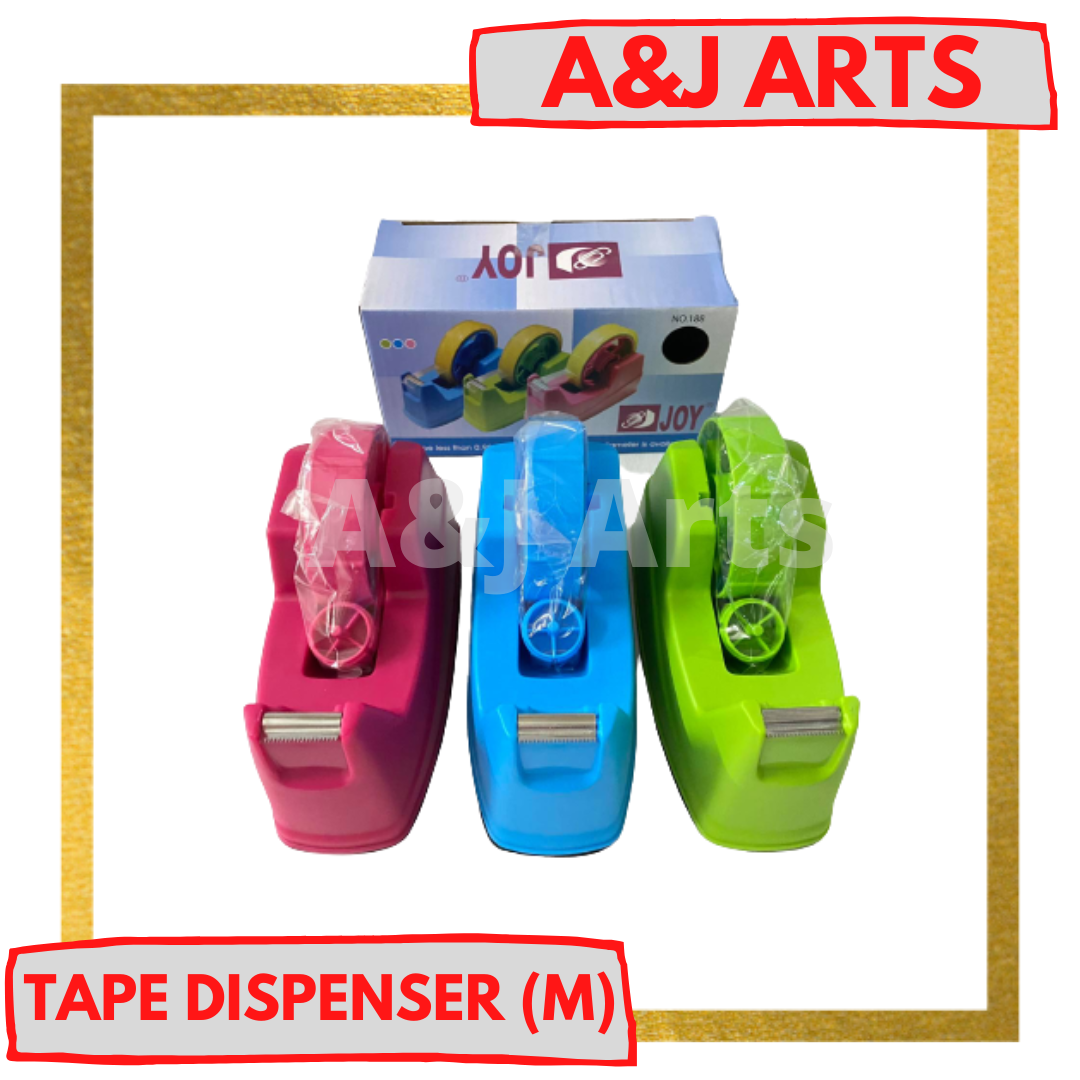 Joy Tape Dispenser Stationery Tape Dispenser Dual Core With Pen Holder