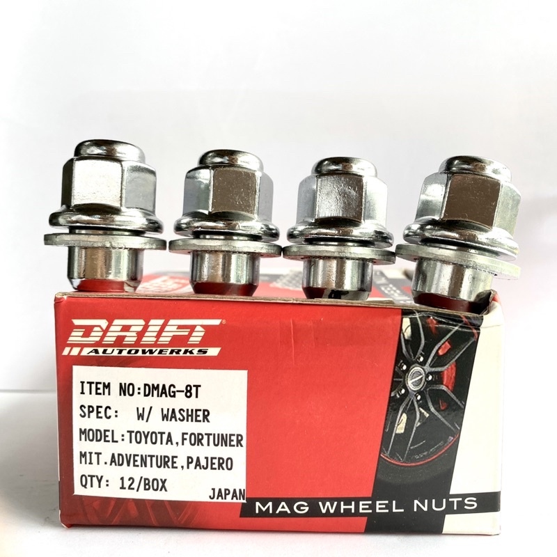 Drift Lug Nuts / Mag Wheel Nuts for Adventure/Pajero/Toyota/Fortuner 12