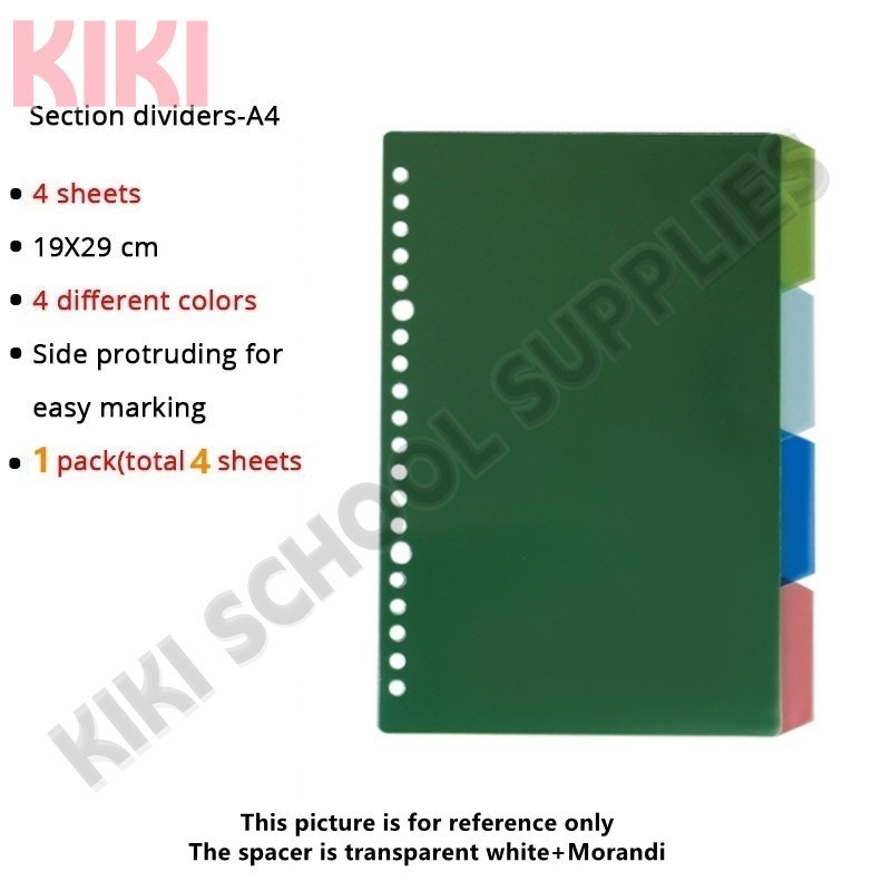 Notebook A5/B5/A4 Refillable Binder Cover Notebook Loose Leaf 60