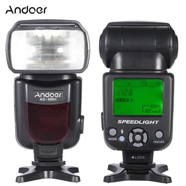 Đèn flash Speedlite Andoer AD-960II LCD GN54 dùng với máy ảnh Nikon Canon Pentax DSLR