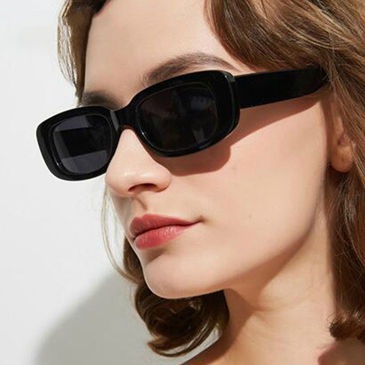 Fashion Simple Style Mirrored Lens Square Sunglasses for Men Women