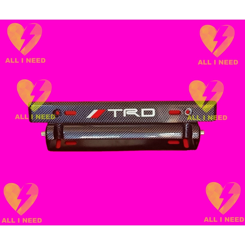 Car Plate Holder Adjustable w/ Reflector ( With Free Bolts ) Lazada PH