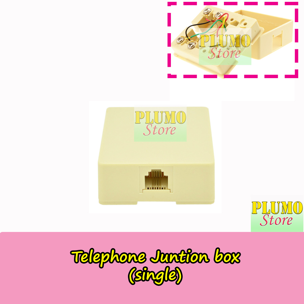 Telephone Junction Box (single/double)per piece Lazada PH
