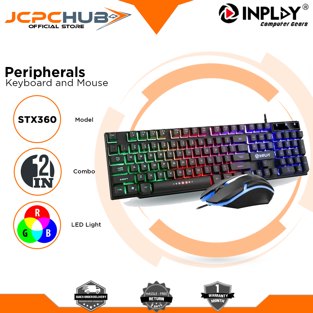 Inplay STX360 Keyboard and Mouse Bundle Black Lazada PH