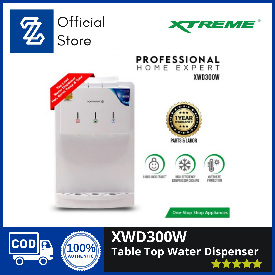 XTREME COOL Table Top Water Dispenser XWD300W Lazada PH