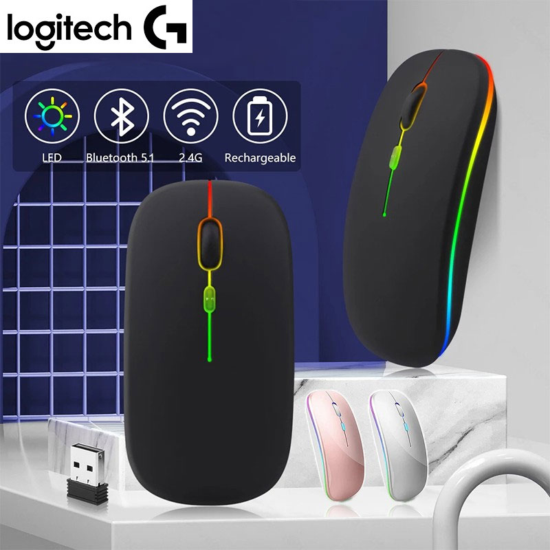 Logitech Wireless Mouse Backlight 2.4Ghz with USB Mini Receiver Level 3 ...