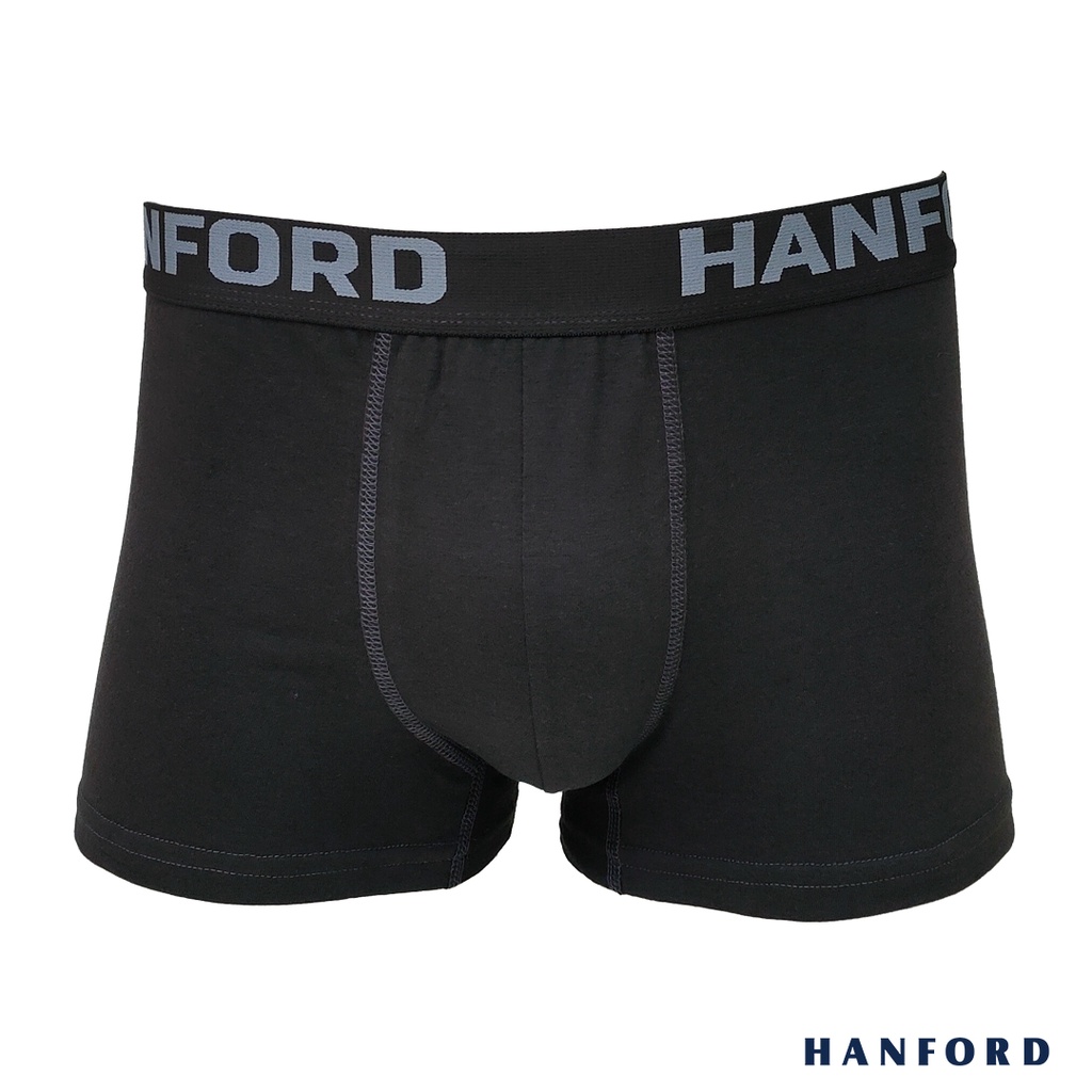 【dQ499tbZ】Hanford Men Natural Cotton Knit Boxer Briefs No Spandex OG