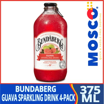 Bundaberg Guava Sparkling Drink 4-pack 375mL