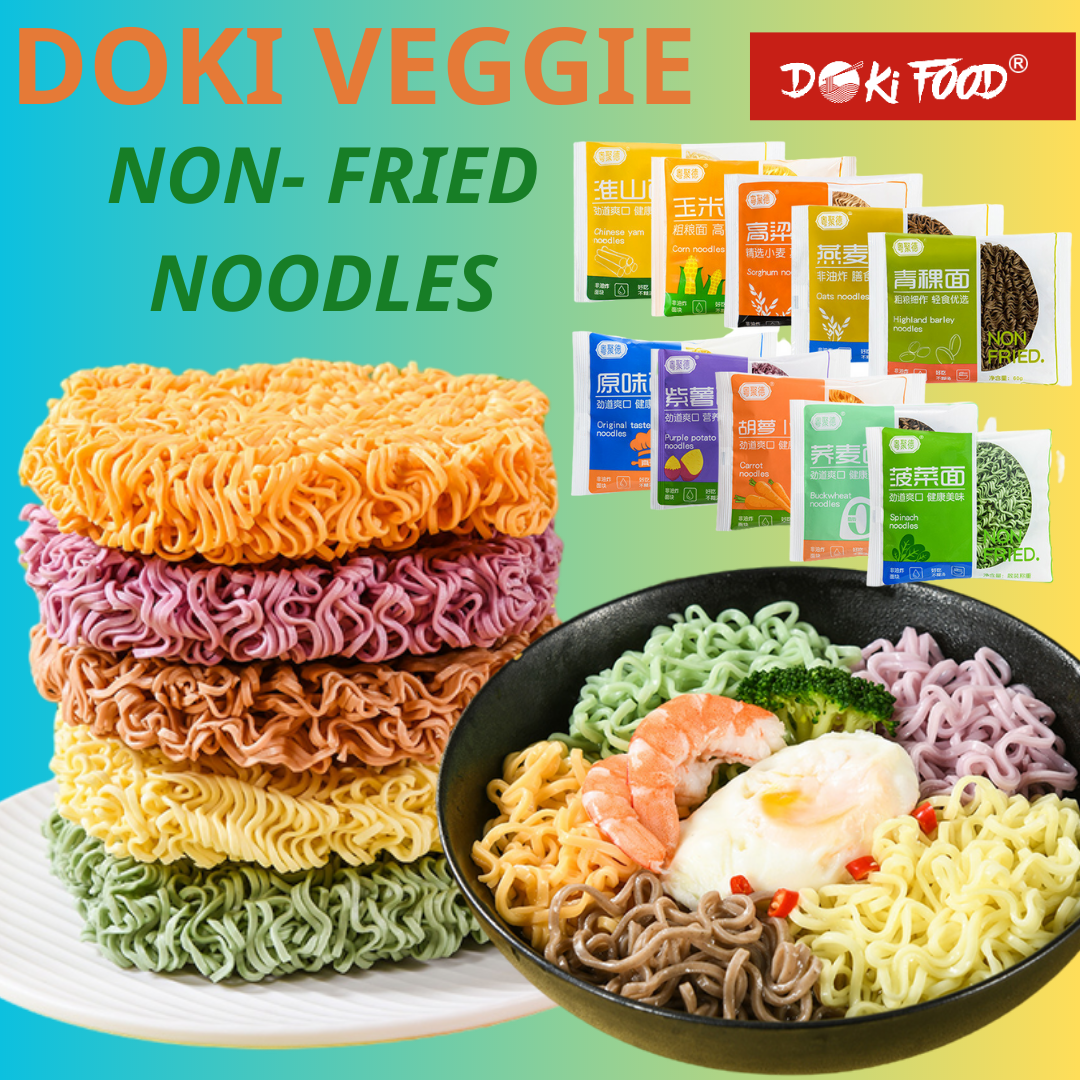 Doki Veggie NonFried Noodles Veggie Noodles Brown Rice Healthy Diet