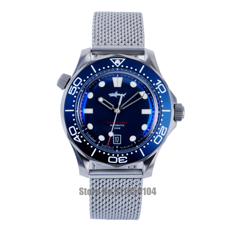 Heimdallr Watch Titanium Sea Ghost NTTD NH35 Automatic Mechanical