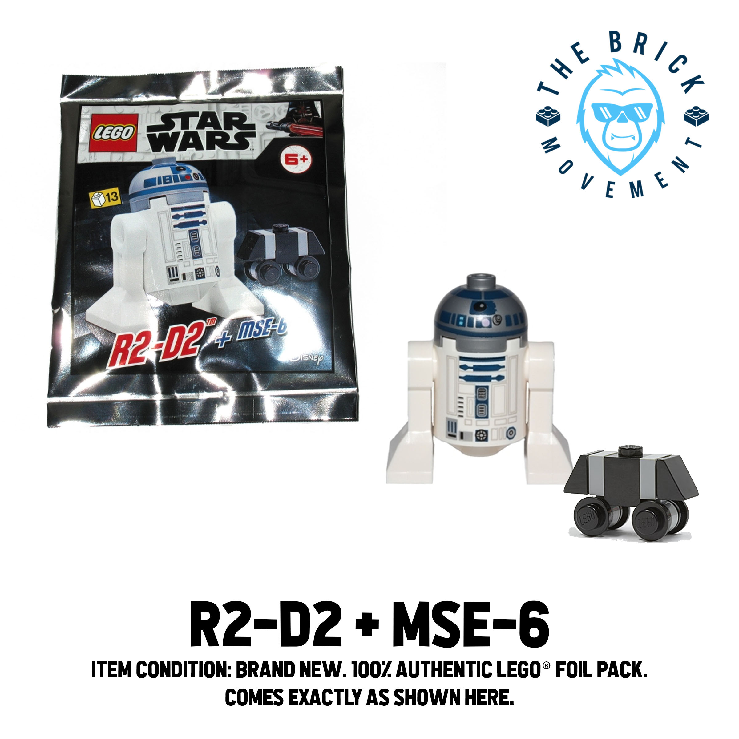 LEGO® SW R2-D2 + MSE-6 Minifigure Foil Pack | Lazada PH